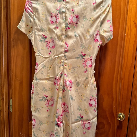 Zara Floral Yellow Dress - Picture 3 of 5